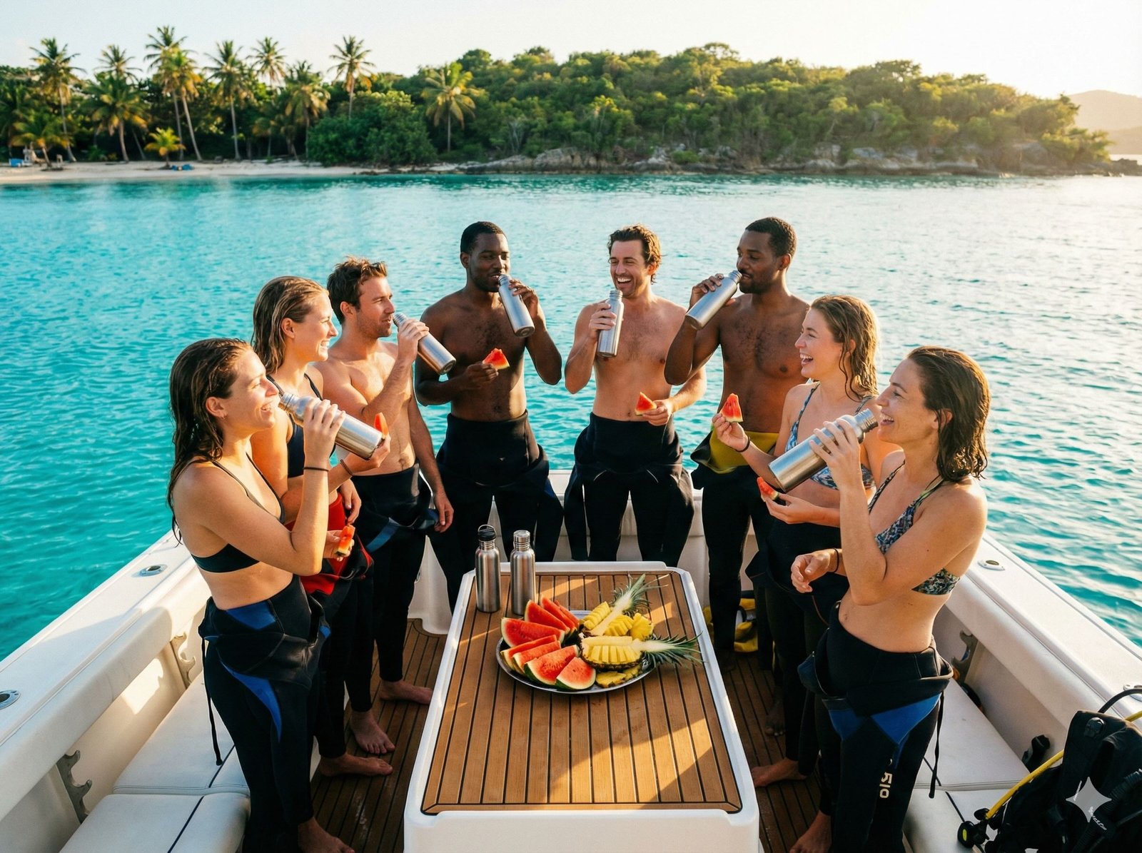 Buceo en aguas cristalinas del Caribe